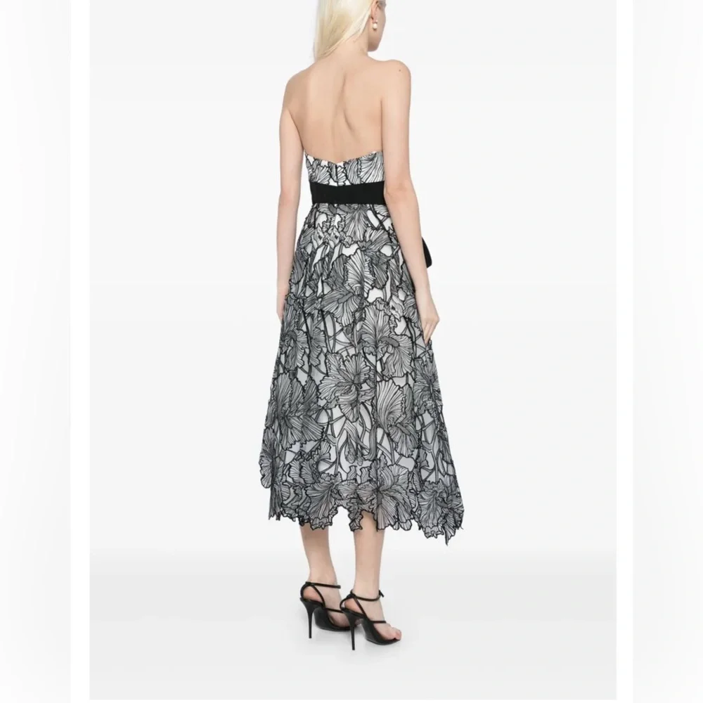 MARCHESA NOTTE***Iris Cut-Out Cocktail Dress***US 8 $895 - Picture 4 of 4